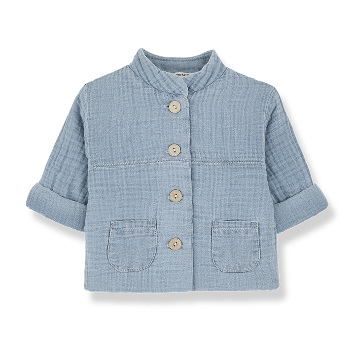 1+ in The Family Adriano Padded Denim Jacket
