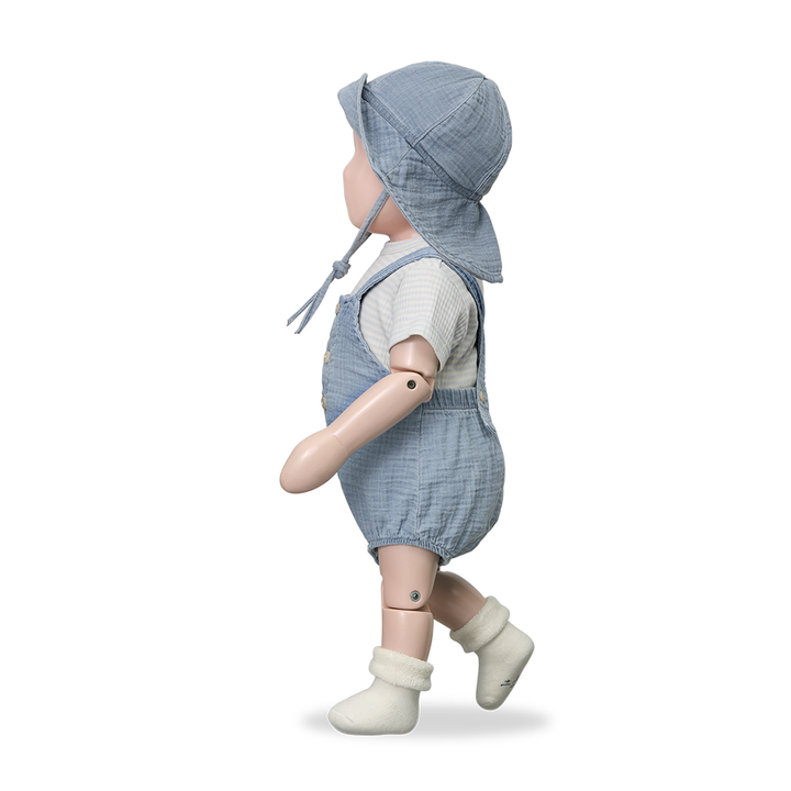1+ in The Family Lucca Denim Romper