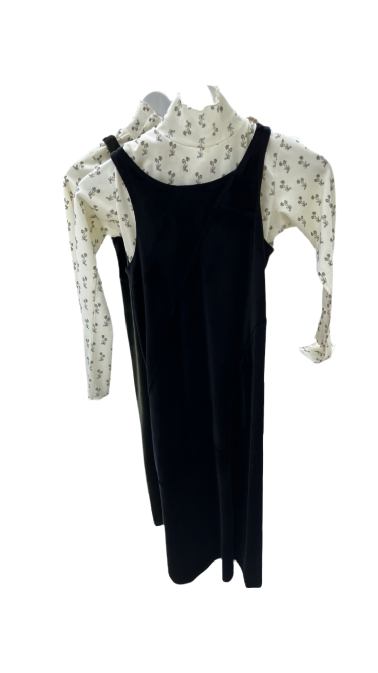 Crew Kids Black Laura Maxi Set