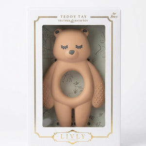 Livly Bear Teether Brown