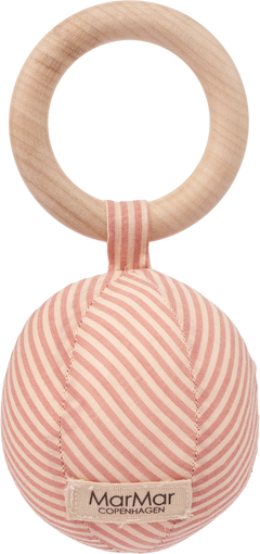 MarMar Soft Cheek Stone Stripe Baby Rattle
