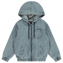 Jay Bee Light Denim Jersey Lined Jacket