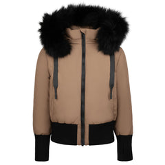 Teen Ribbon Jacket (Sizes 10–16) – Elegant Warm Girls Coat
