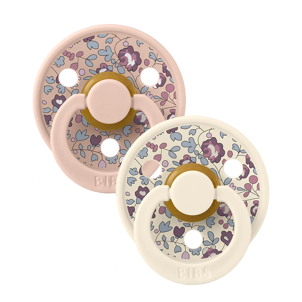 BIBS x LIBERTY Colour 2 Pack Eloise Natural Rubber