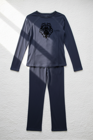 Peruvian Pima Cotton Medallion Print Pajamas