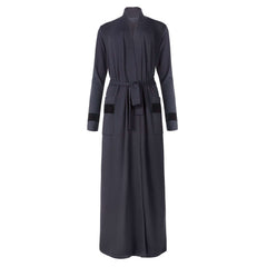 VELVETTE Long Sleeve Wrap Robe For Women