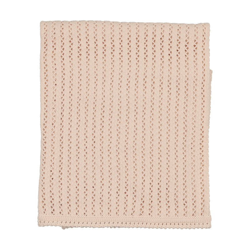 Bee & Dee Champagne Pink Dainty Sweater Blanket