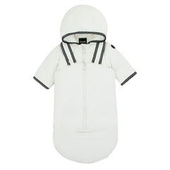 Pramie Black Binding Snowsuit | Cozy, Luxe Winterwear for Babies 3M-9M