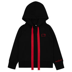 Miss Mini Counting Sheep hoodie for kids, soft cotton pullover sweatshirt with playful sheep graphic