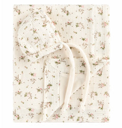 Bebe Beaute Cream Muslin/Velour Swaddle
