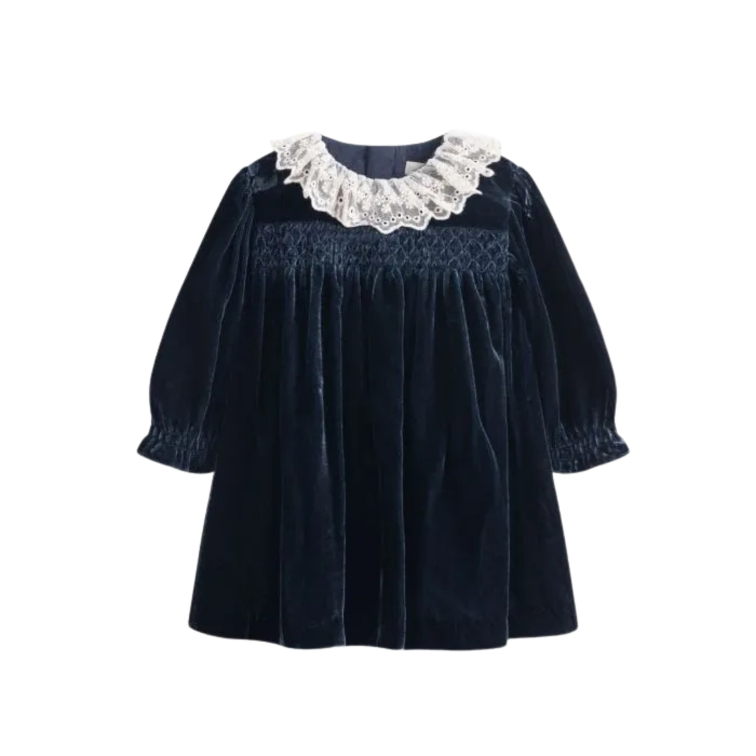 C'era Una Volta Navy Blue Martina Dress