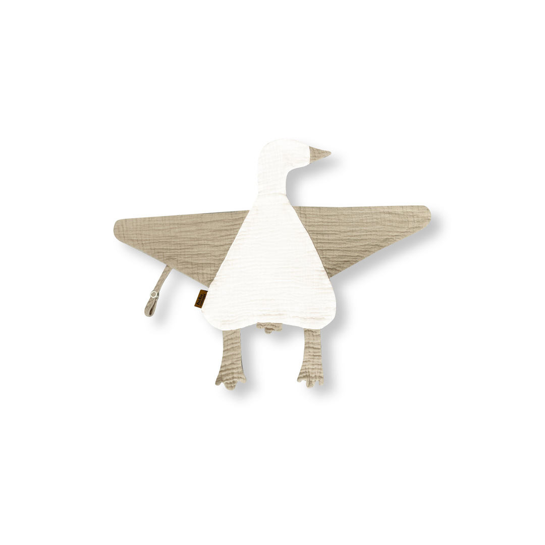 Hebe Beige Muslin Cuddle Cloth Lovey