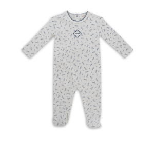 Kipp Baby Petit Pois Footie and Bonnet Soft Cotton Baby Outfit Classic Polka Dot Print