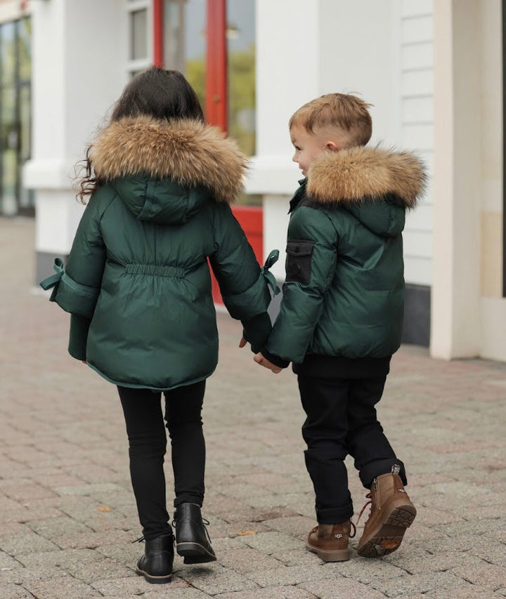 2-12 Years Kids Girl's Thicken Winter Coat