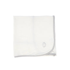 Bebe Jolee White/Blue Medallion Blanket