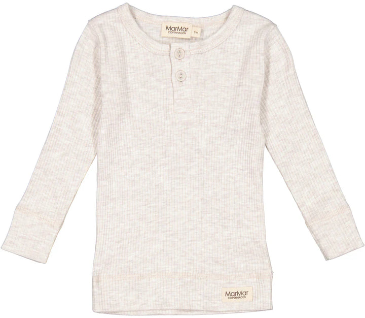MarMar Beige Melange Long Sleeve Henley