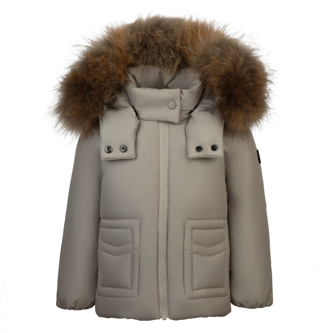 Pramie Little Boys Beige Jacket