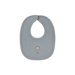 Aurora Blue French Terry Hot Air Balloon Bib