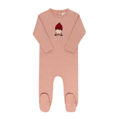Ely's & Co Pink Autumn Kids Footie