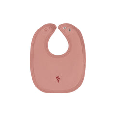 Ely's & Co Dark Pink Velour Stripe Bib