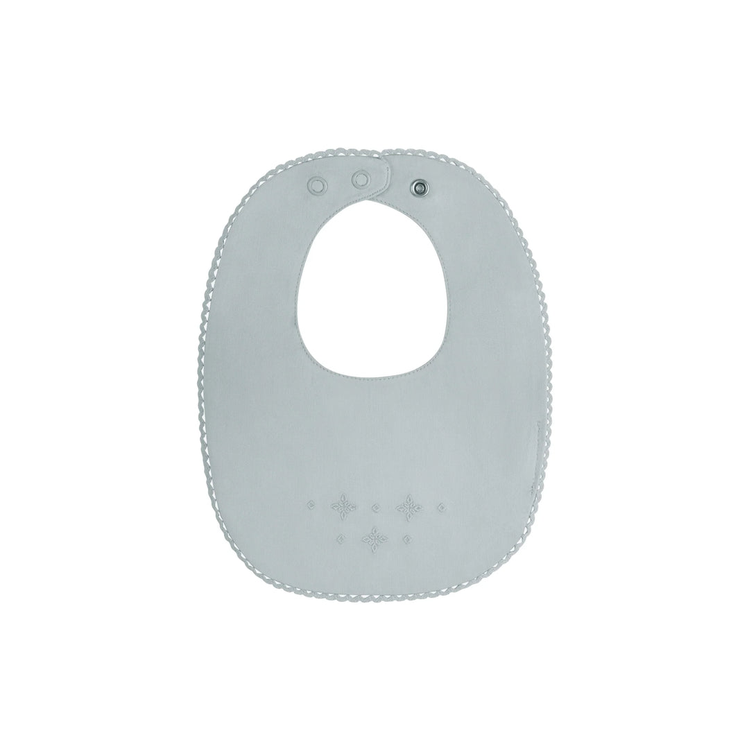 Ely's & Co Blue Embroidered Collar Bib