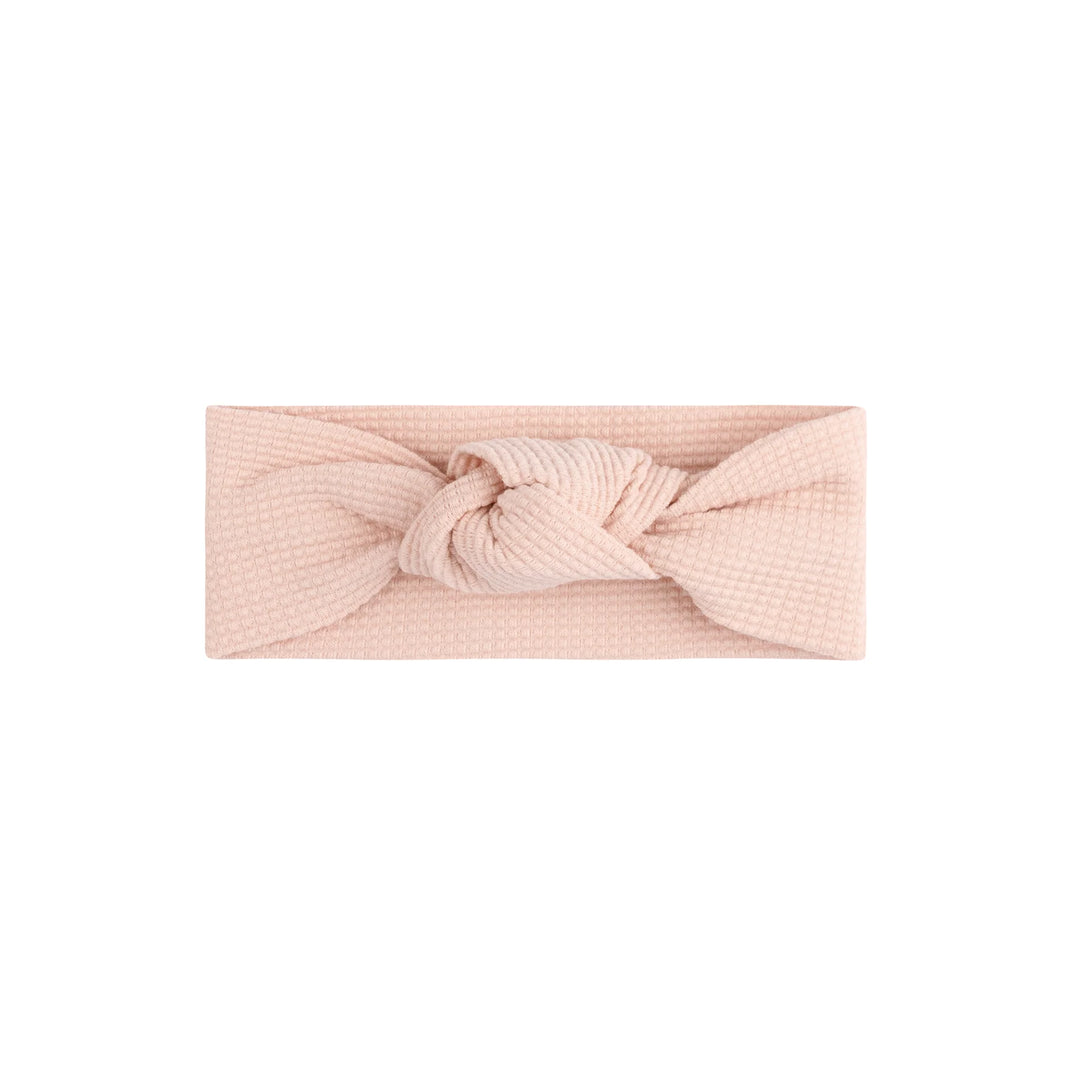 Ely's & Co Pink Embroidered Collar Knot Headband