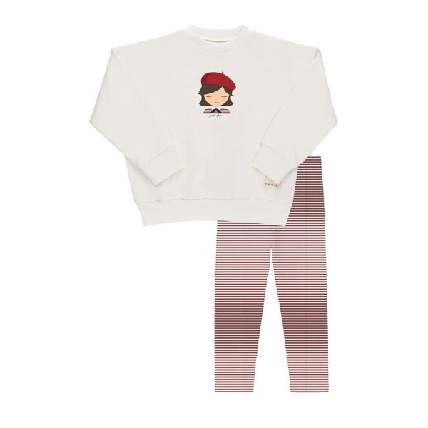 Ely's & Co Ivory French Girl Lounge Set