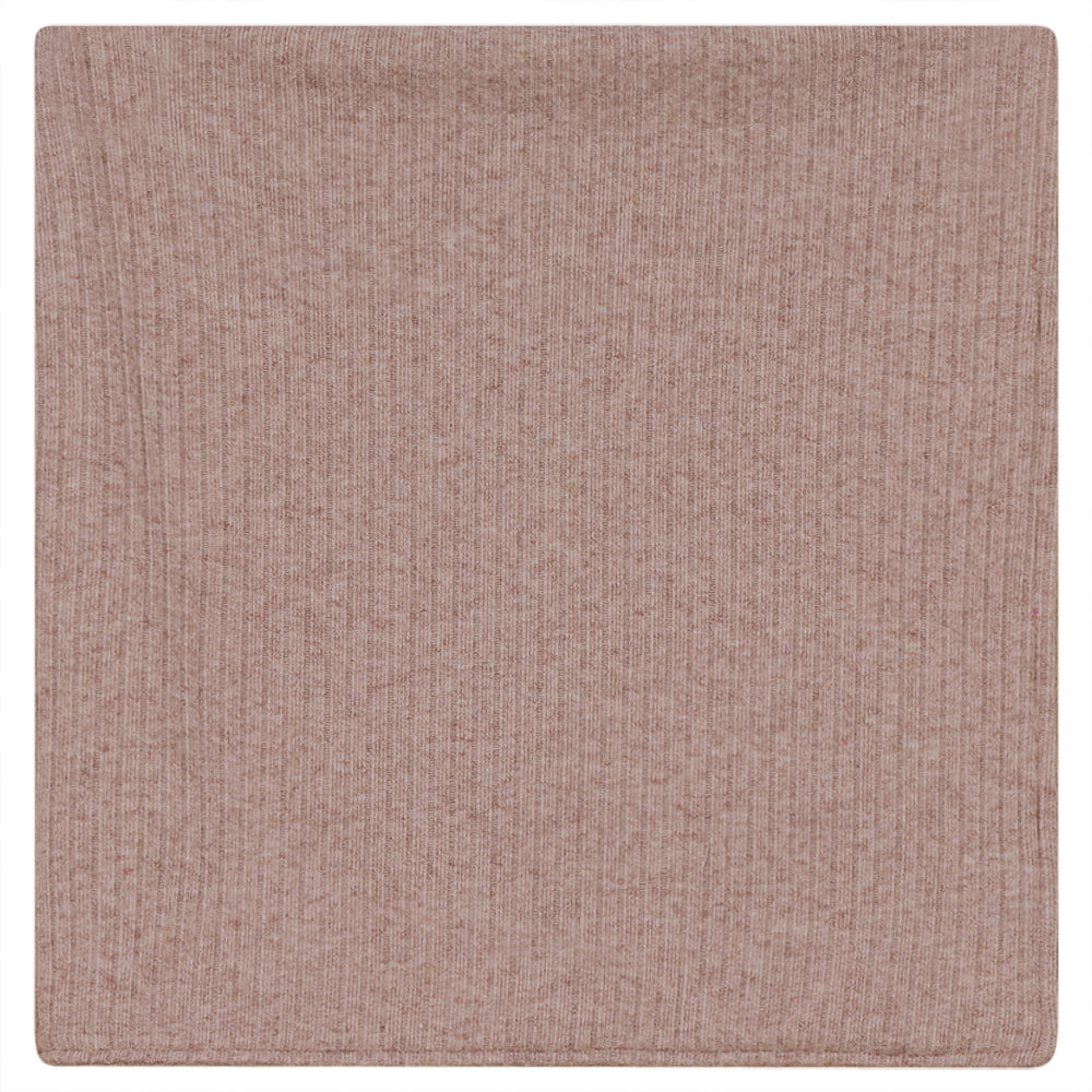 Bondoux Bebe Mauve Ribbed Knit Blanket