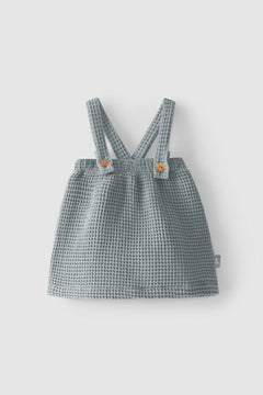 Snug Ocean Waffle Suspender Jumper