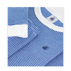 Petit Bateau - Striped Cotton Pajamas for Kids