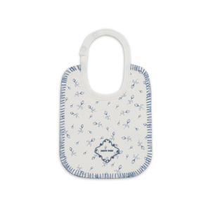 Kipp Baby Petit Pois Bib Soft Cotton Baby Feeding Bib Classic Polka Dot Print