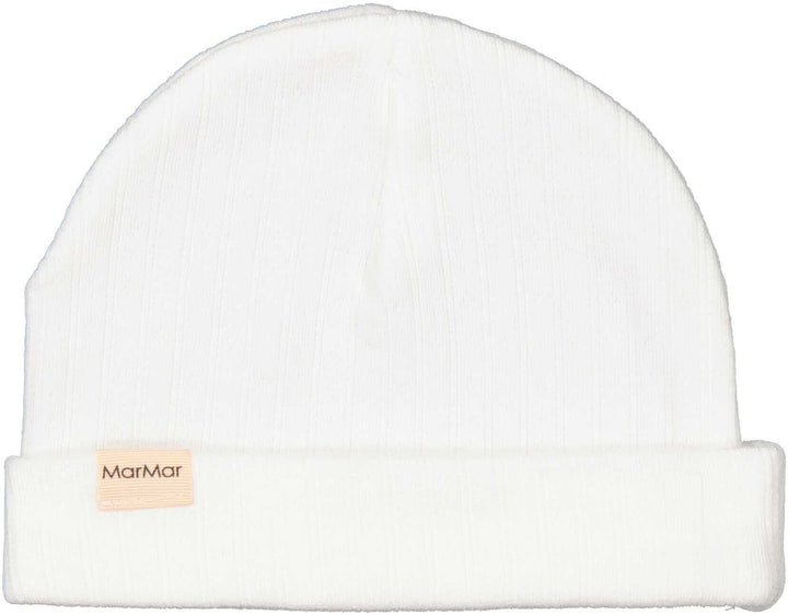 MarMar Gentle White Rubetta Footie + Hat