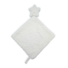 Ritz Off White Solid/Stripe Design Lovey