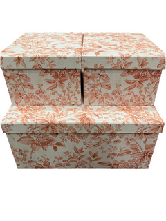 Pink Floral Gift Storage Box