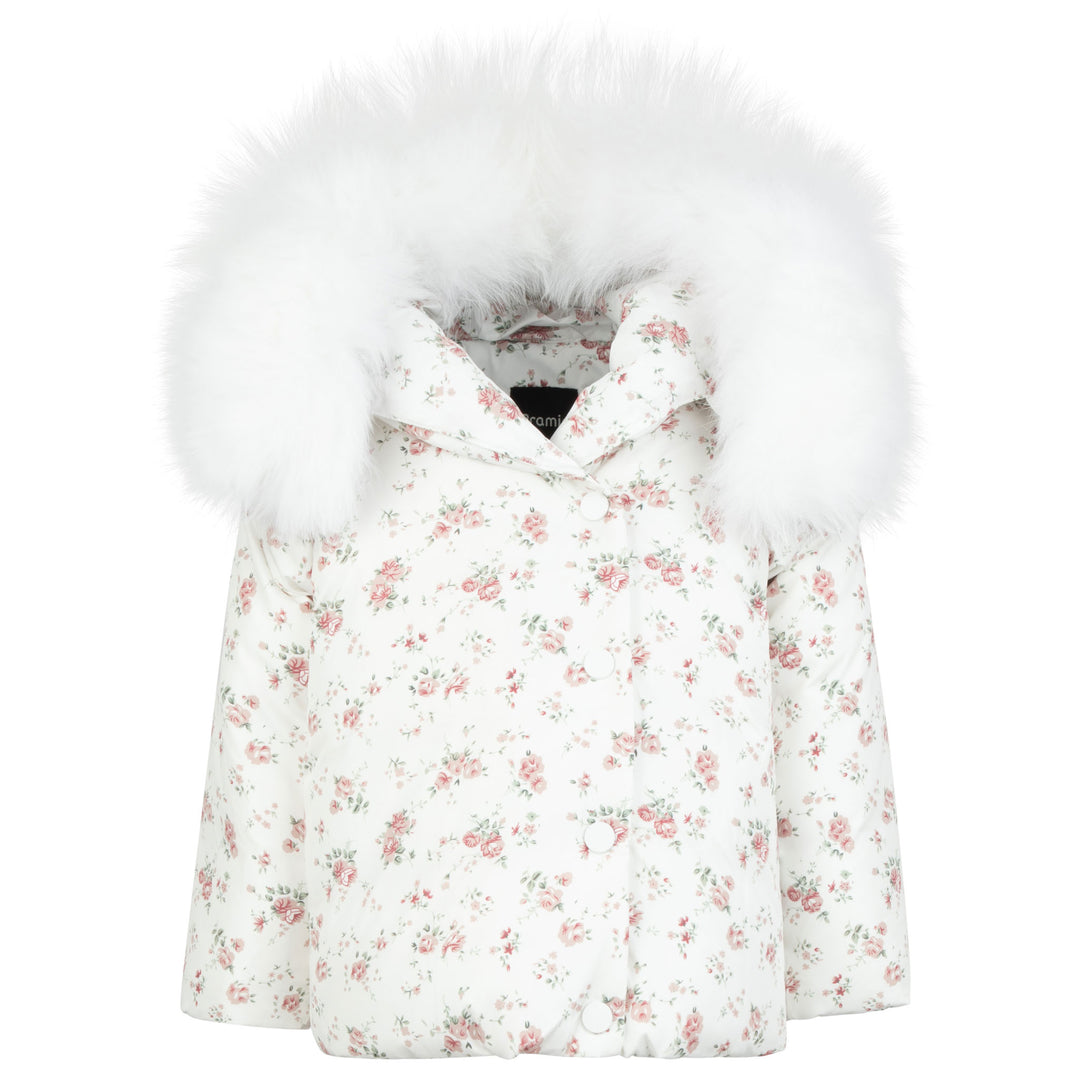 Pramie Red Floral Print Jacket