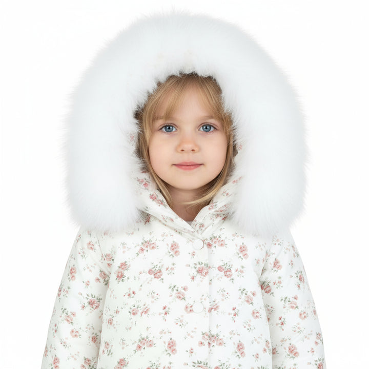 Pramie Red Floral Print Jacket | Warm, Stylish & Playfully Elegant