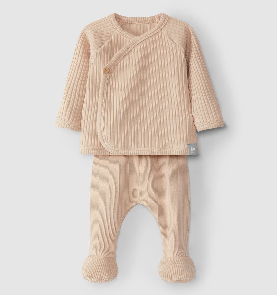 Snug Nude Pink Rib Wrap Set