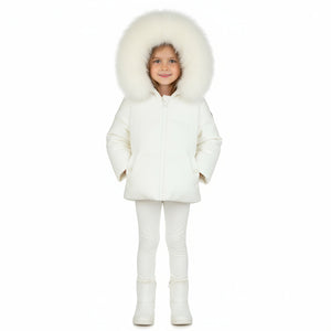 Pramie Ivory Knit Baby Jacket 9M–2Y | Soft & Cozy Toddler Outerwear