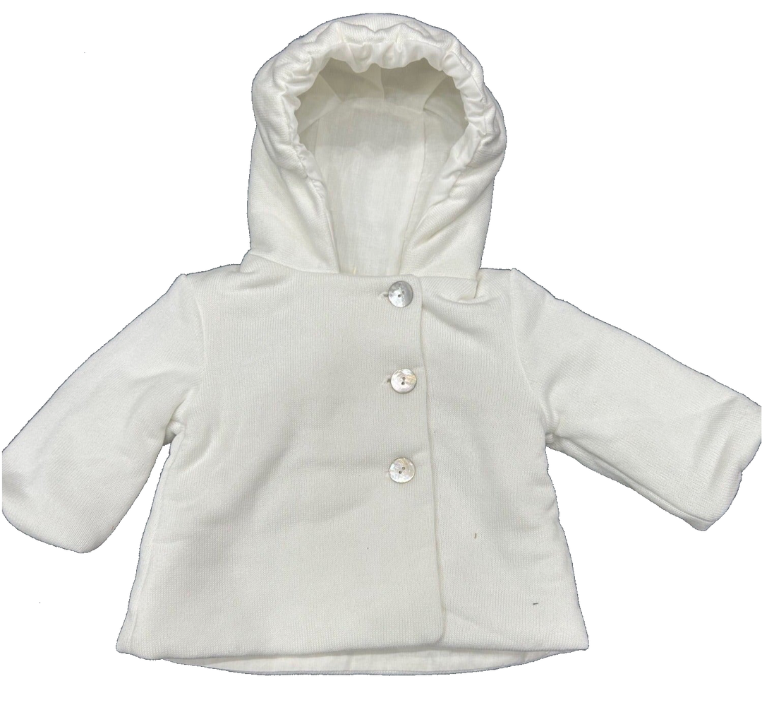KNIT HOODED JACKET