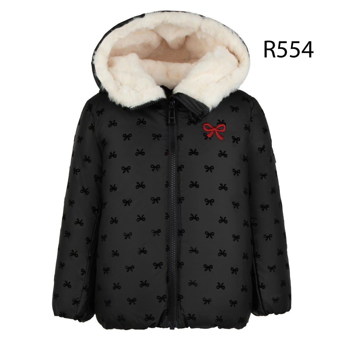 Raygo Black Embroidered All Bows Jacket