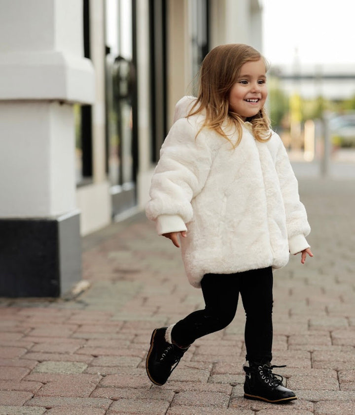 Pramie Ivory Fur Jacket