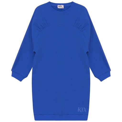 Kix Blue Round Yoke Dress