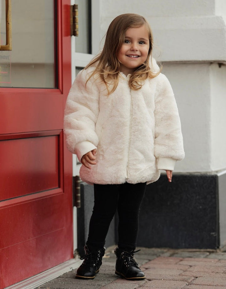Pramie Ivory Fur Jacket