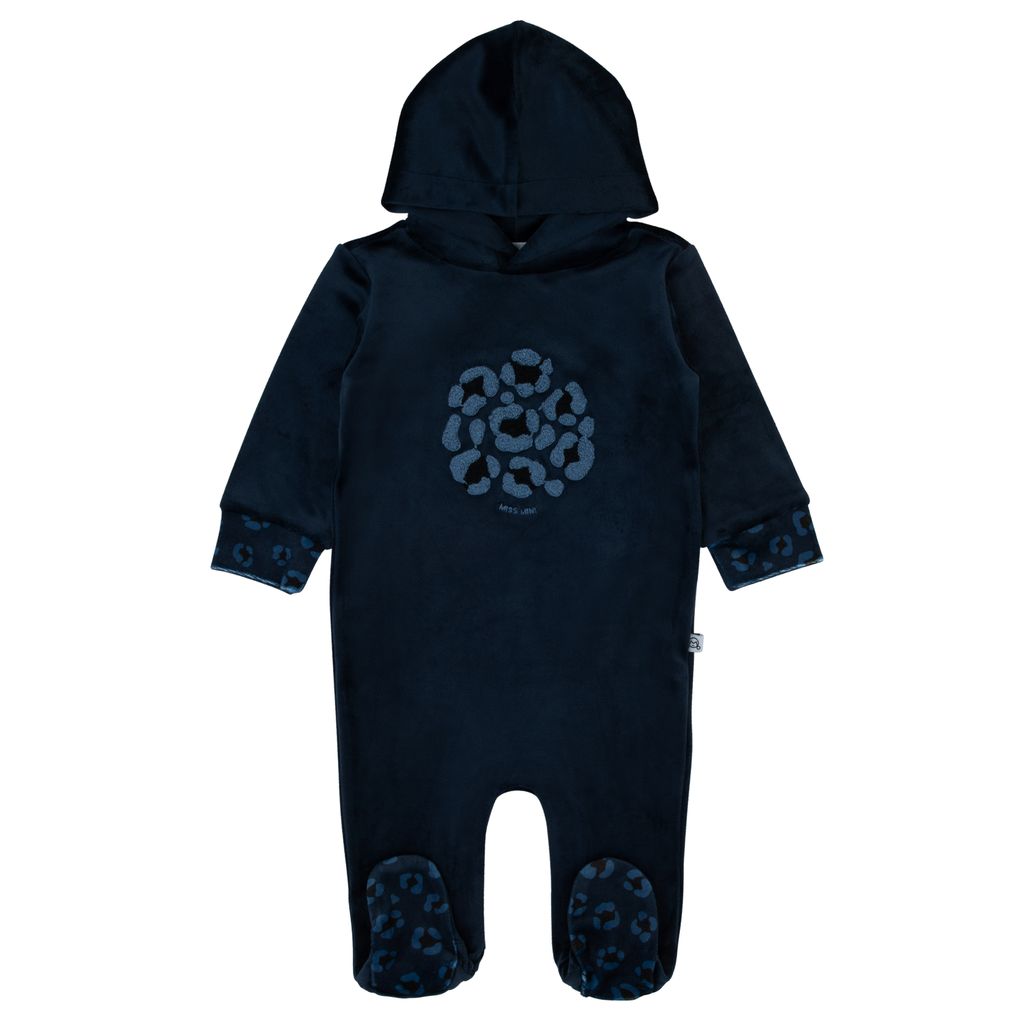 Miss Mini Boys Sherpa Hoodie Footie