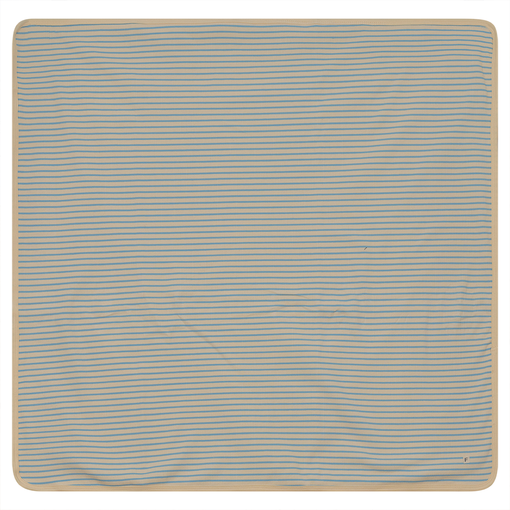 Fragile Blue Jay Stripe Rib Blanket