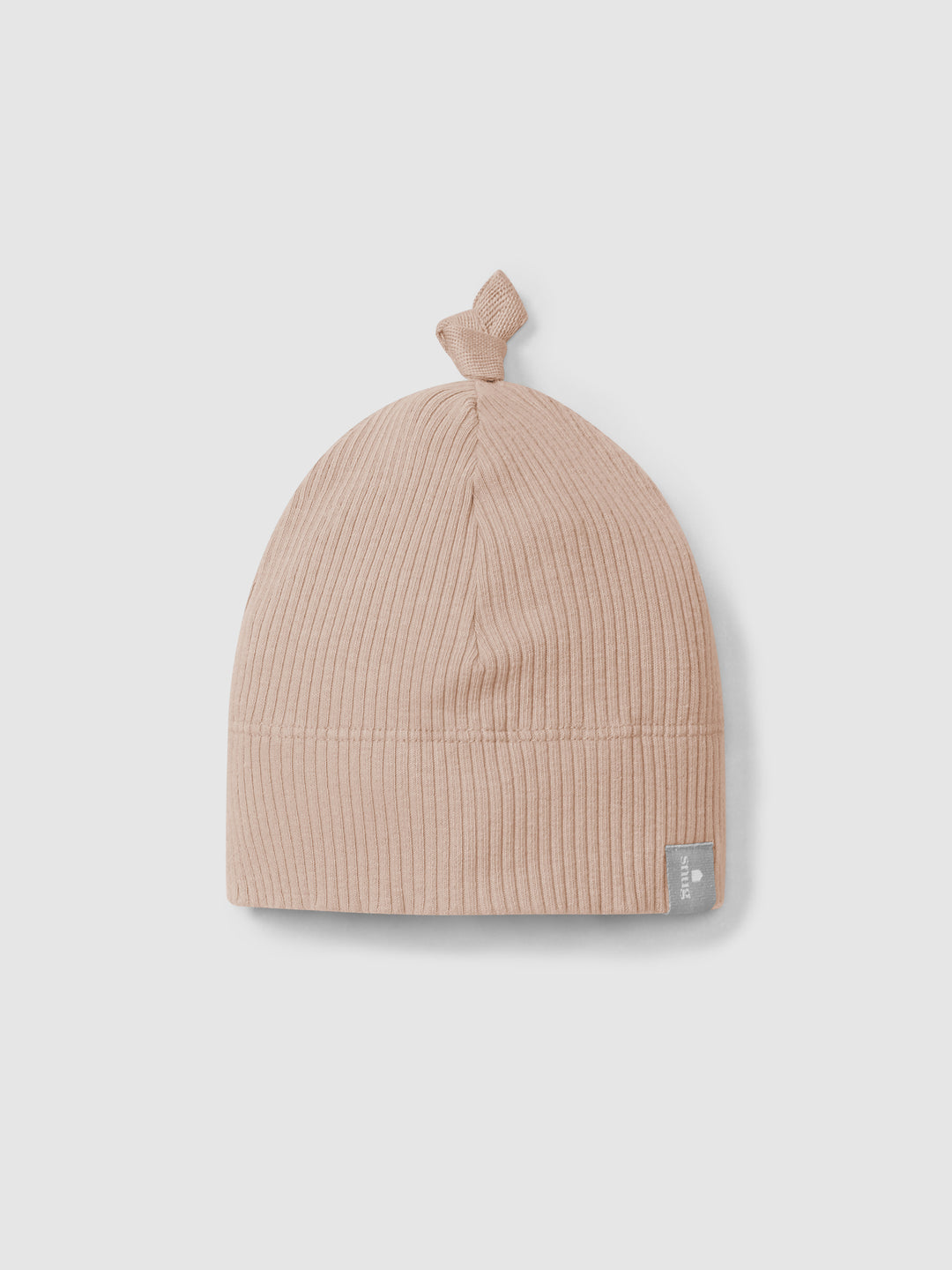 Snug Pink Ribbed Beanie