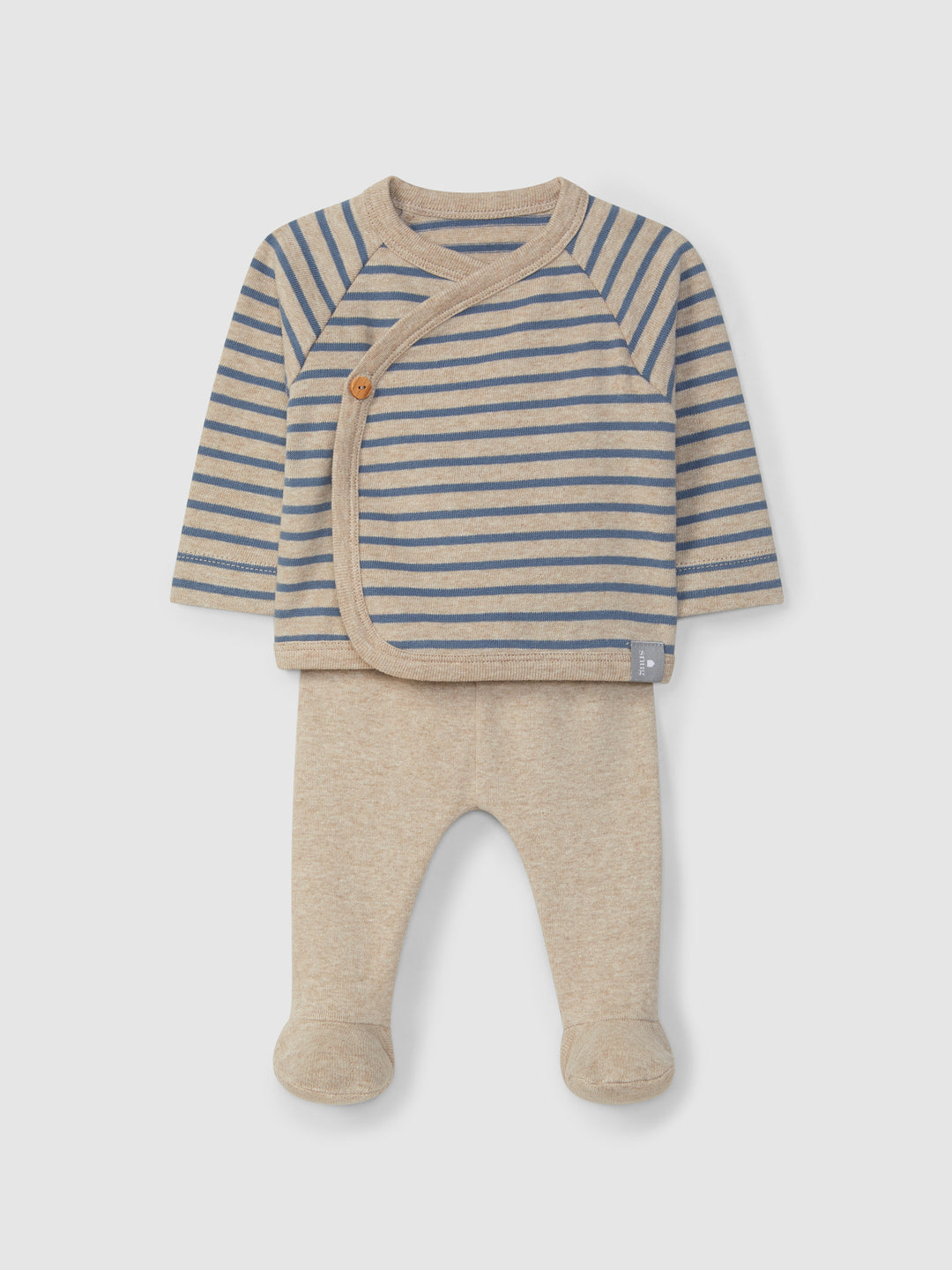 Snug Blue Stripe Wrap 2 Pc Set