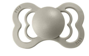 bibs pacifier supreme silicone black pack of 1