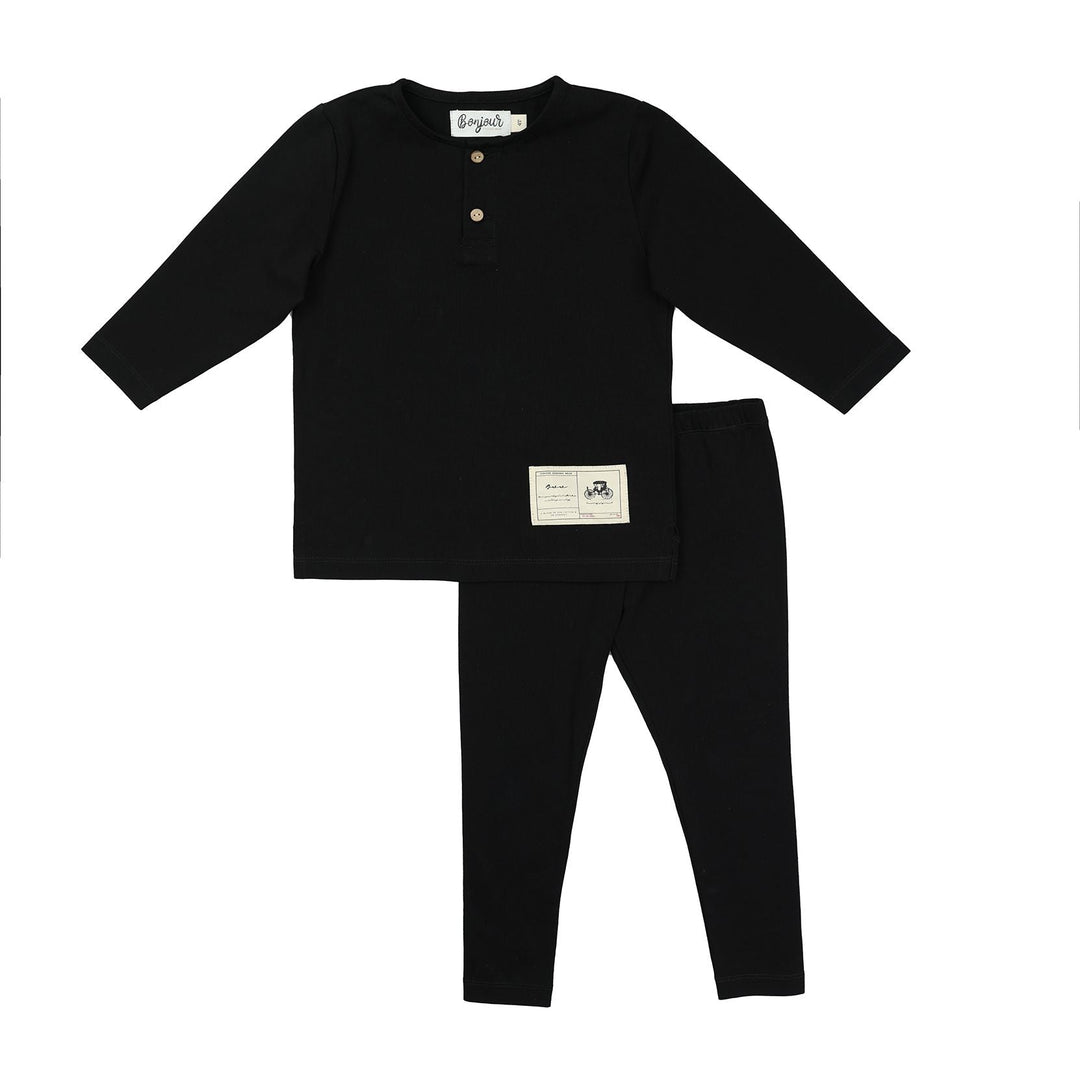 Bonjour Boys Label Pocket 2 Pc