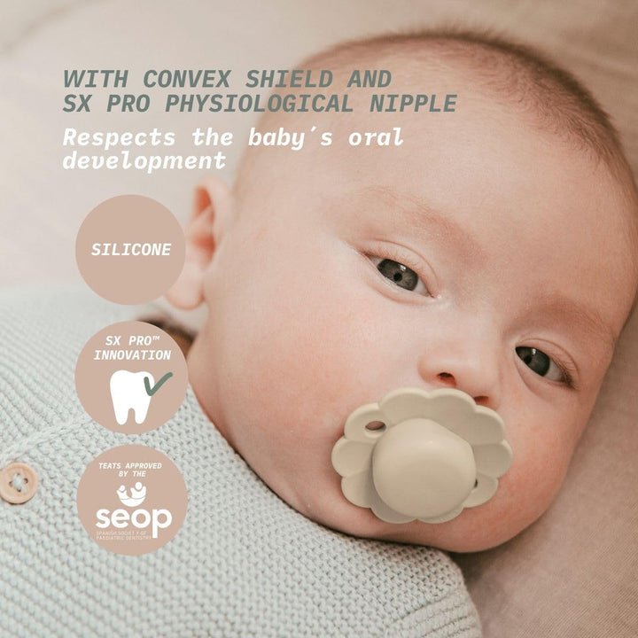 Wonder Baby Pacifier, Silicone Nipple, Reversible 0-6